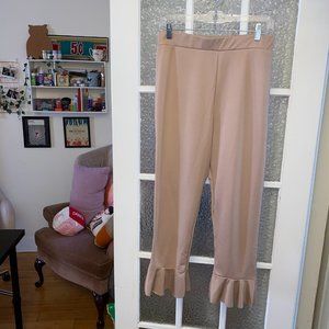 Pants - Boohoo Frill Hem Trouser